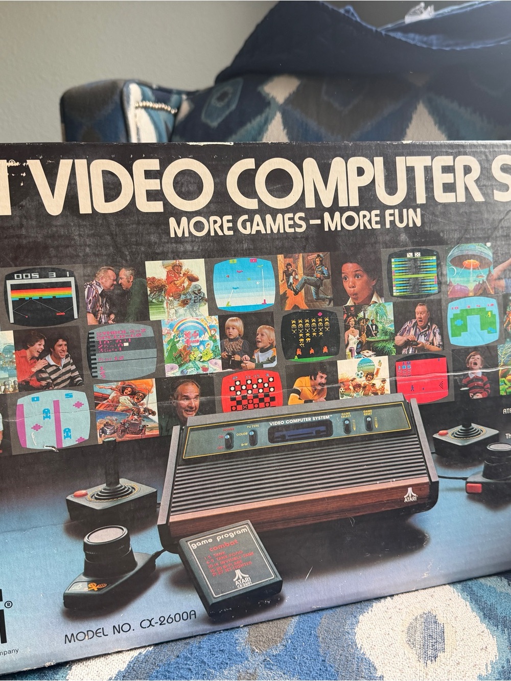 Atari Video Computer System Console - Black and Brown Retro Gaming